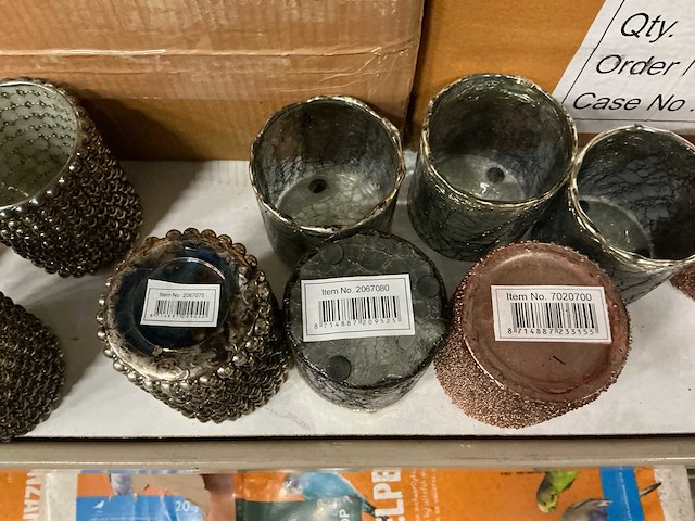 Partij diverse theelicht houders (120x) - afbeelding 6 van  6