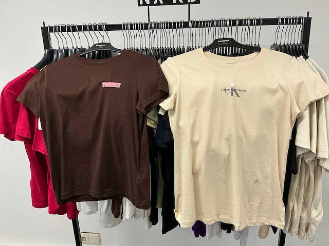 Partij diverse tommy jeans & calvin klein jeans dames t-shirts (72x) - afbeelding 30 van  32