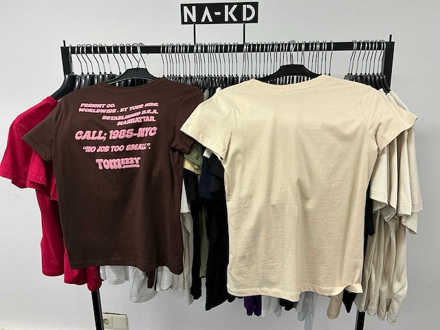 Partij diverse tommy jeans & calvin klein jeans dames t-shirts (72x) - afbeelding 31 van  32