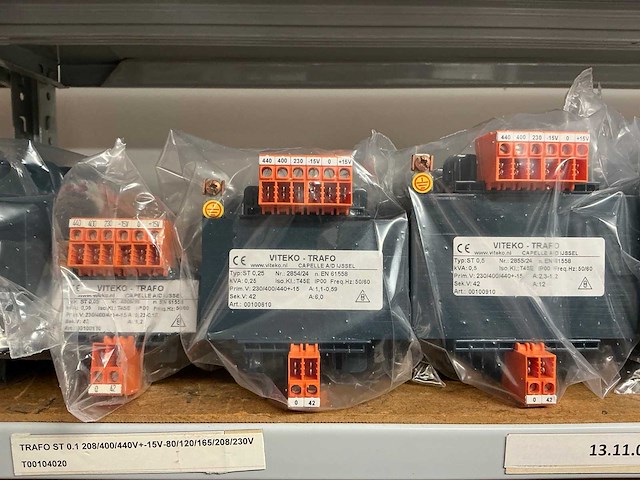 Partij diverse trafo transformatoren (16x) - afbeelding 3 van  9