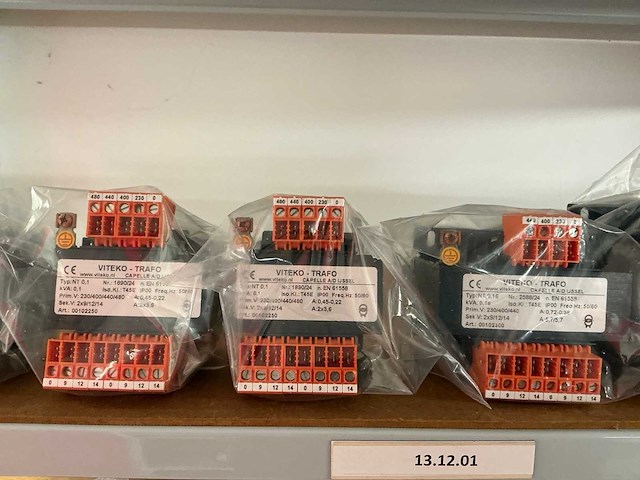 Partij diverse trafo transformatoren (17x) - afbeelding 3 van  9