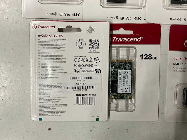 Partij diverse transcend microsd/card reader/msata ssd (12x) - afbeelding 5 van  6
