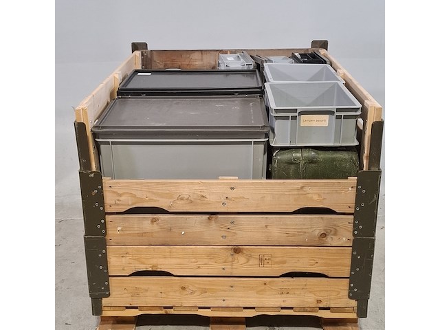 Partij diverse transportkisten en koffers - afbeelding 1 van  5