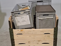 Partij diverse transportkisten en koffers - afbeelding 1 van  3