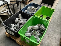 Partij diverse transportwielen - afbeelding 1 van  6