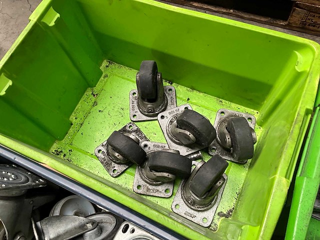 Partij diverse transportwielen - afbeelding 4 van  4