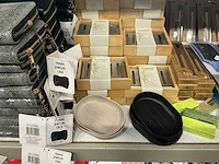 Partij diverse travel jewelry cases/spaanse waaiers/plak tattoos/zeepbakjes/sieraden/etc (2973x) - afbeelding 10 van  11