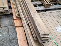 Partij diverse tuinhout producten en tuinhout - afbeelding 9 van  11