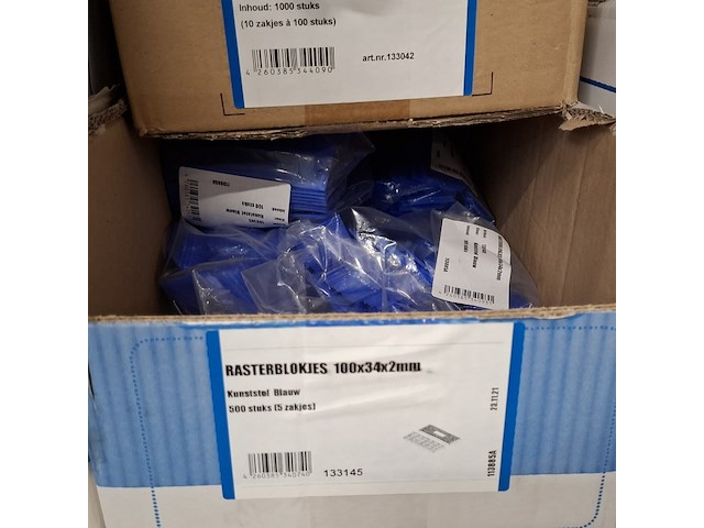 Partij diverse tunnelblokken, celband en , rasterblokken - afbeelding 16 van  60