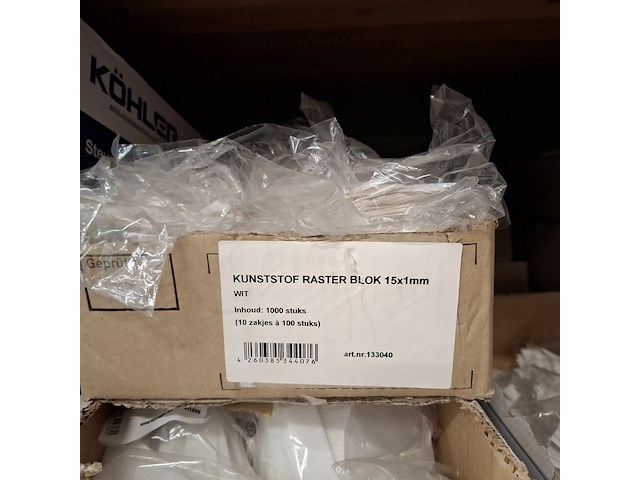 Partij diverse tunnelblokken, celband en , rasterblokken - afbeelding 40 van  60