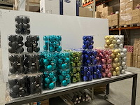 Partij diverse unbreakable&seamless kerstballen d10cm 9/tube (64 tubes) - afbeelding 1 van  11