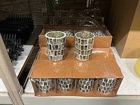 Partij diverse vazen/potten/waxinelichthouders (80x) - afbeelding 1 van  13