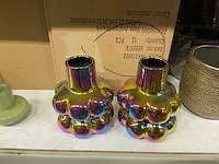 Partij diverse vazen/potten/waxinelichthouders (80x) - afbeelding 5 van  13