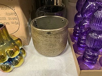 Partij diverse vazen/potten/waxinelichthouders (80x) - afbeelding 8 van  13