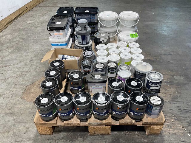 Partij diverse verf, lak en coatings - afbeelding 4 van  14