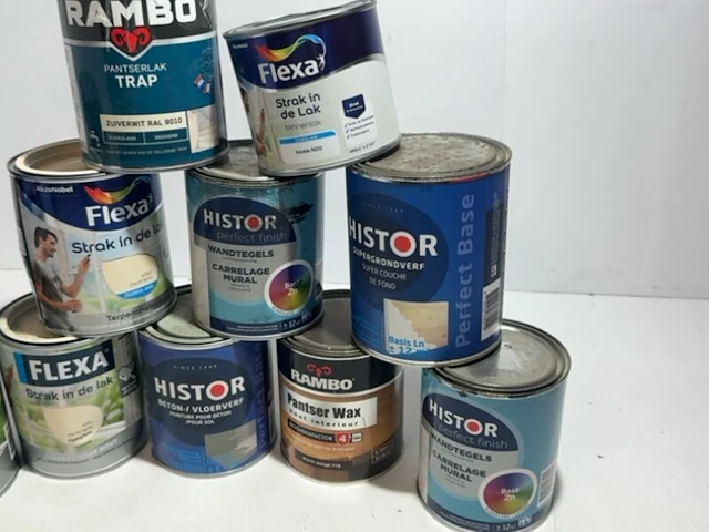 Partij diverse verfblikken - ca. 13 stuks histor, cetabever - afbeelding 4 van  4