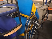 Partij diverse vergader - en kantinestoelen - afbeelding 4 van  19
