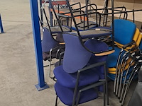 Partij diverse vergader - en kantinestoelen - afbeelding 6 van  19