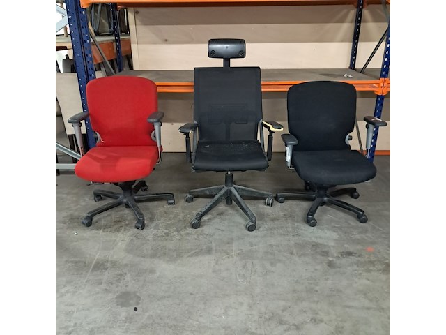 Partij diverse vergader - en kantinestoelen - afbeelding 11 van  19