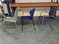 Partij diverse vergader - en kantinestoelen - afbeelding 13 van  19