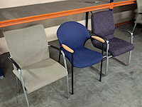 Partij diverse vergader - en kantinestoelen - afbeelding 15 van  19