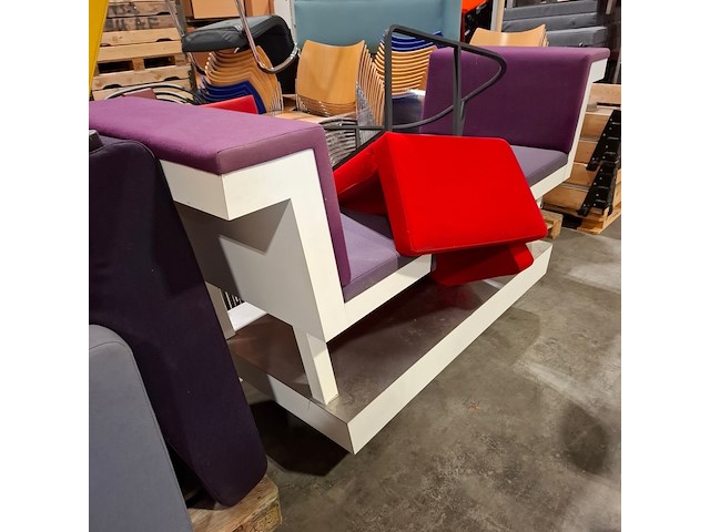 Partij diverse vergaderstoelen en banken - afbeelding 5 van  7