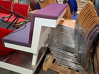 Partij diverse vergaderstoelen en banken - afbeelding 7 van  7