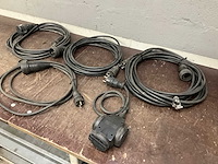 Partij diverse verlengkabels (5x) - afbeelding 2 van  7