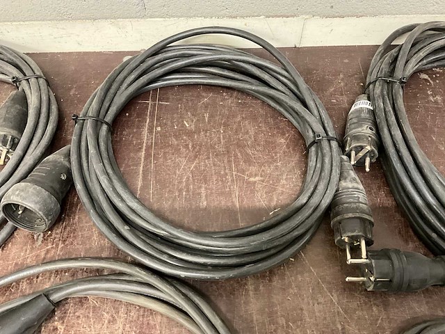 Partij diverse verlengkabels (5x) - afbeelding 4 van  7