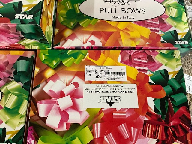 Partij diverse verpakkingsmateriaal o.a bonbon doosjes, zakjes, strikken etc (120x) - afbeelding 7 van  29