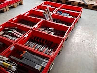 Partij diverse vijlen en handvaten o.a. bahco