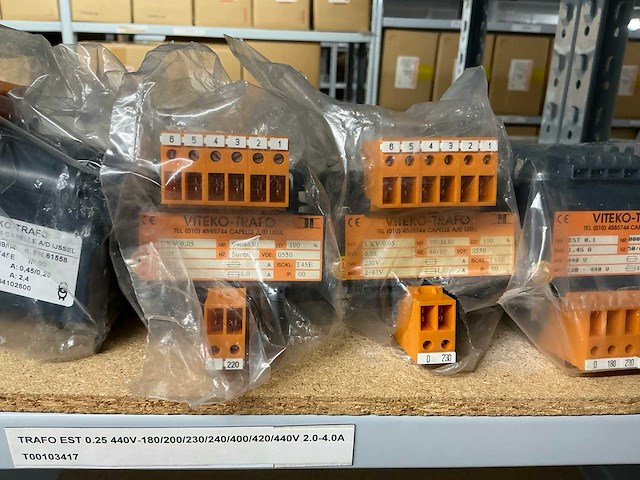 Partij diverse viteko trafo transformatoren (17x) - afbeelding 8 van  10