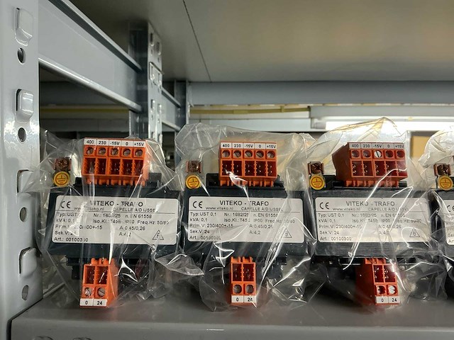Partij diverse viteko trafo transformatoren (21x) - afbeelding 5 van  9