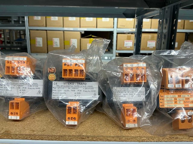 Partij diverse viteko trafo transformatoren (21x) - afbeelding 9 van  9