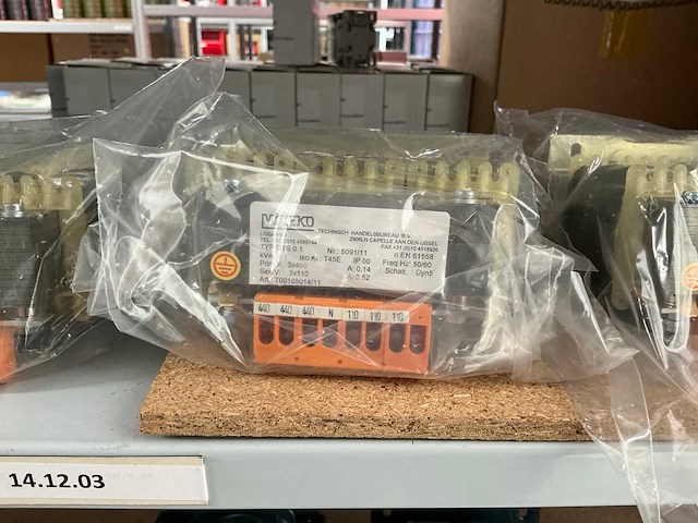 Partij diverse viteko trafo transformatoren (34x) - afbeelding 6 van  19