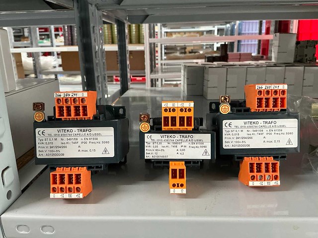 Partij diverse viteko trafo transformatoren (34x) - afbeelding 8 van  19