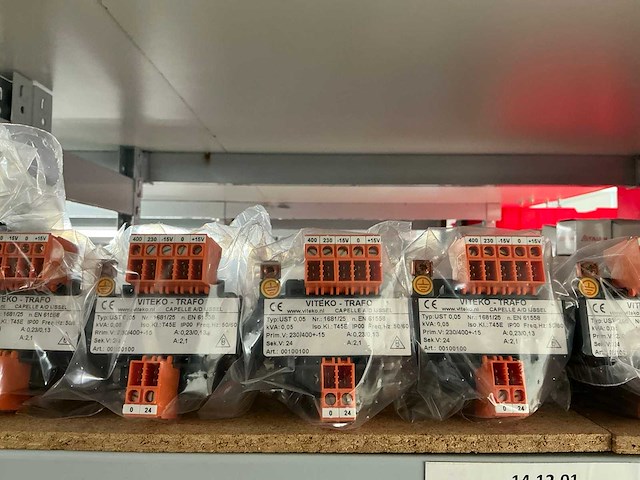 Partij diverse viteko trafo transformatoren (34x) - afbeelding 15 van  19