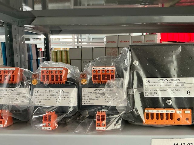 Partij diverse viteko trafo transformatoren (34x) - afbeelding 18 van  19
