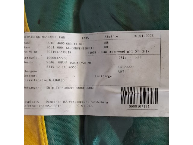 Partij diverse vlaggen - afbeelding 6 van  7