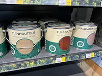 Partij diverse vlonder/meubel/bangkirai/douglas/hardhout tuinhoutolie (43x) - afbeelding 1 van  1