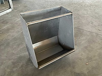 Partij diverse voerbakken, rvs - afbeelding 1 van  2