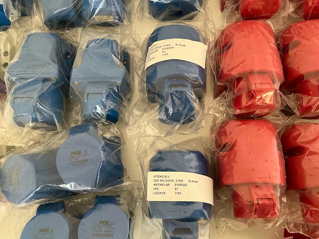 Partij diverse wand contact dozen (24x) - afbeelding 6 van  7