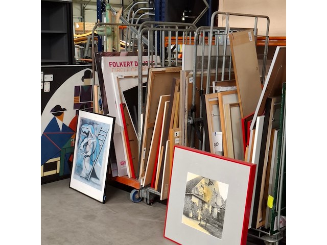 Partij diverse wanddecoratie, o.a. g.h. brussier - afbeelding 8 van  17