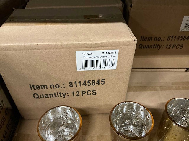 Partij diverse waxineglass (756x) - afbeelding 2 van  12