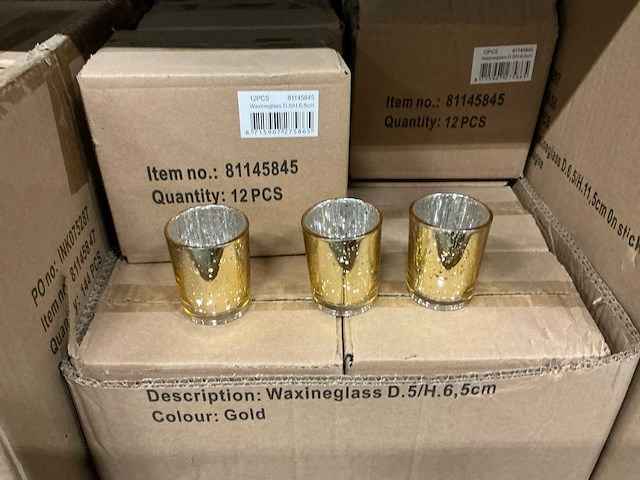 Partij diverse waxineglass (756x) - afbeelding 11 van  12