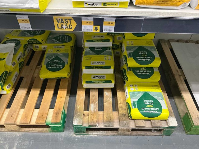 Partij diverse weber/schonox/knauf/eurocol/etc producten (310x) - afbeelding 16 van  22