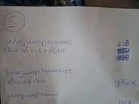 Partij diverse wegwerp werkkleding, o.a. microgard, 3m - afbeelding 8 van  15