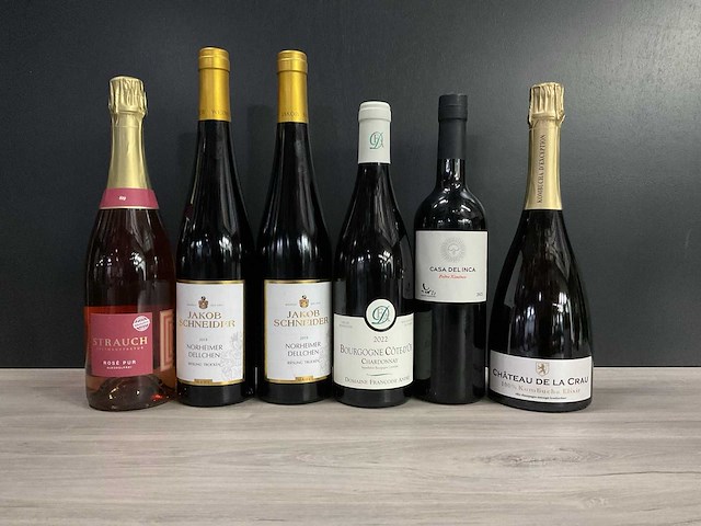 Partij diverse wijn (6x) - afbeelding 1 van  16
