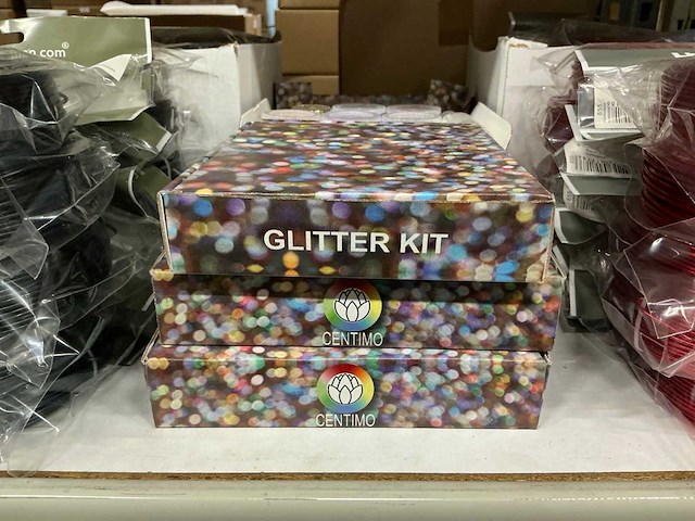 Partij diverse wikkeldraad, aluminium wire & glitterkits. (134x) - afbeelding 7 van  23