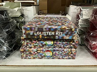 Partij diverse wikkeldraad, aluminium wire & glitterkits. (134x) - afbeelding 7 van  23